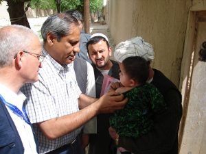 Dr Arshad Quddus has been working to eradicate polio since 1999, and spent two years in Afghanistan getting vaccines to the hardest to reach children. © WHO