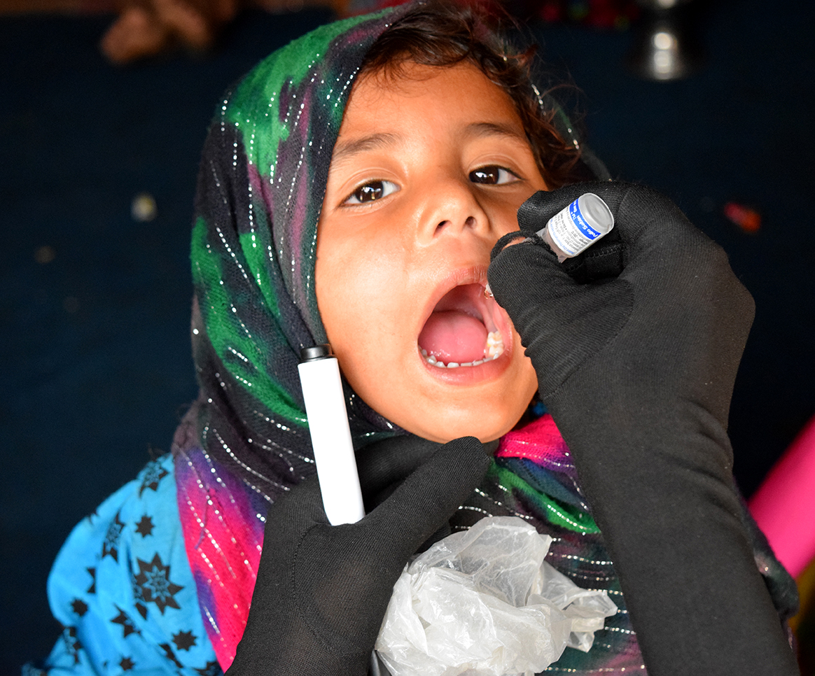 Without the life changing impact of vaccines, our world would be a very different place indeed. © Anam Khan/WHO Pakistan